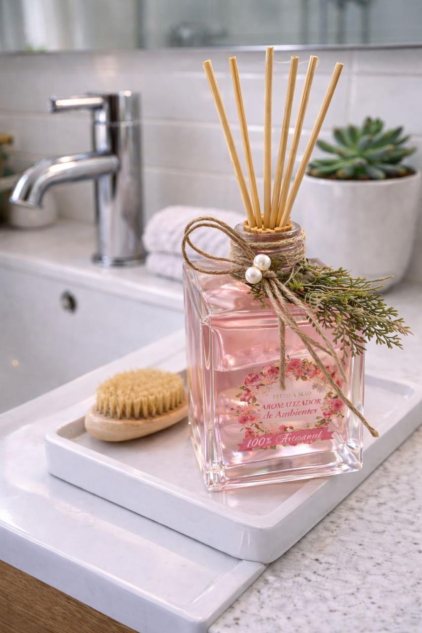 Aromatizador Rosa de Banheiro