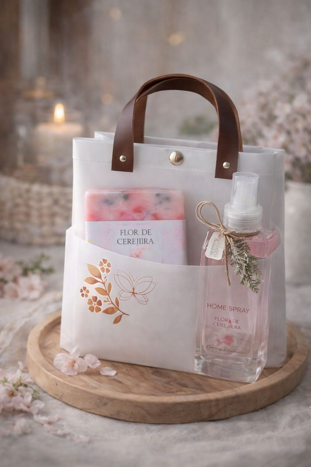 Bolsa Flor de Cerejeira